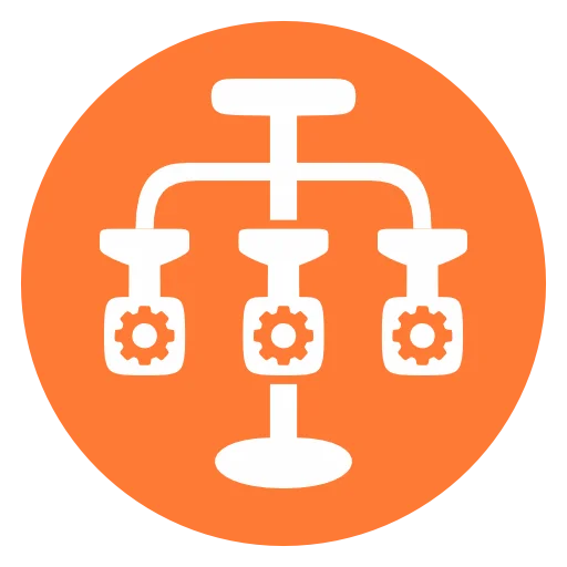 investment casting process icon step 2 - assemble tree