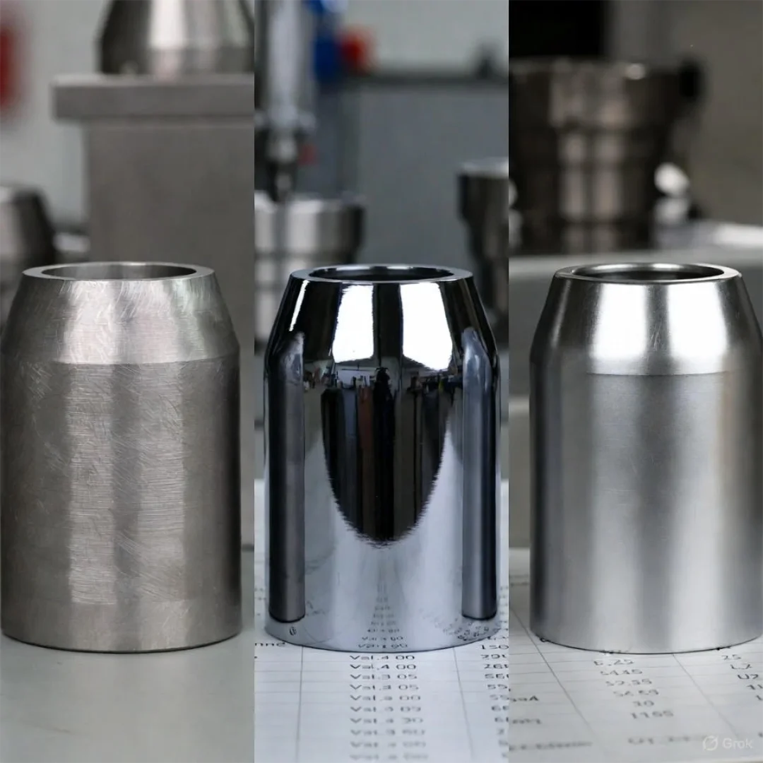 different cast parts surface finish polish options