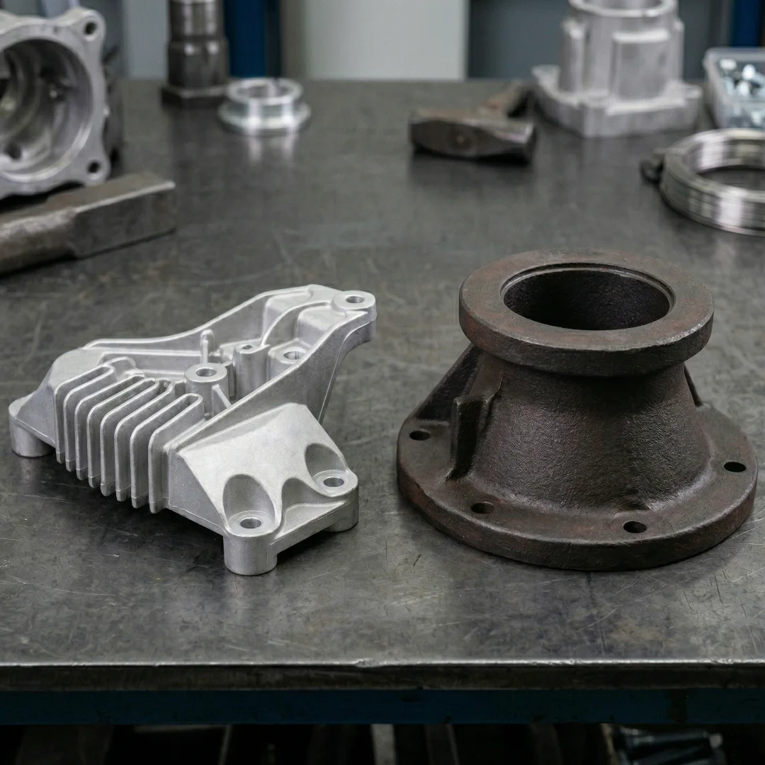 comparison of investment cast aluminium and iron parts