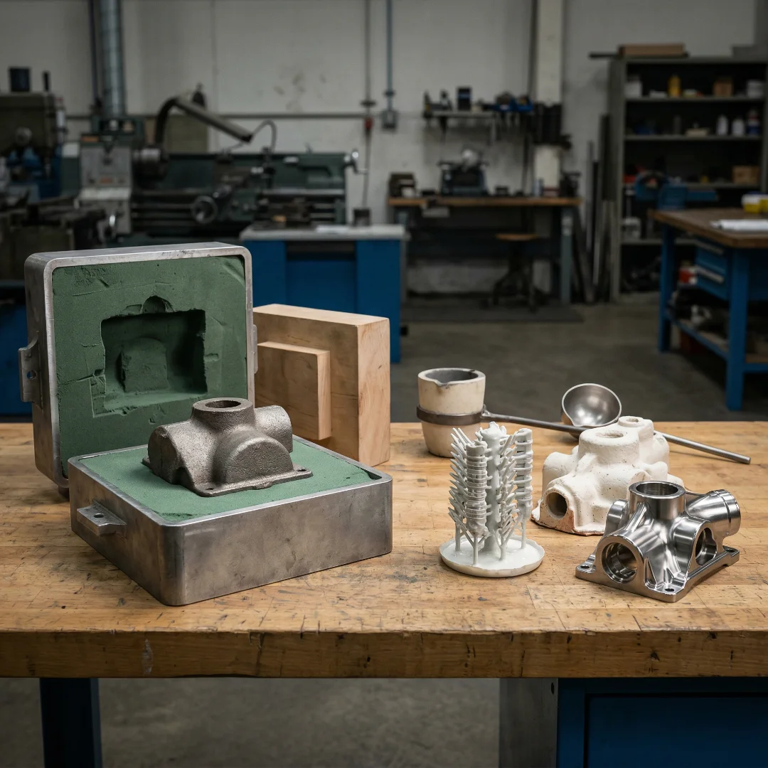 comparison of sand casting and lost wax casting